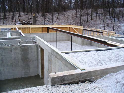 2003_12_22 030 Concrete under the Garage Poured