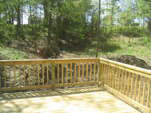 2004_05_15 117 Master Bedroom Deck with the Trees Budding
