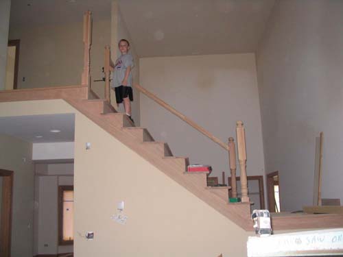 2004_06_20 008 Corte Testing the Dales's Stair Progress