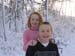 2004_12_01 033 Allison and Corte Freezing for a Christmas Picture