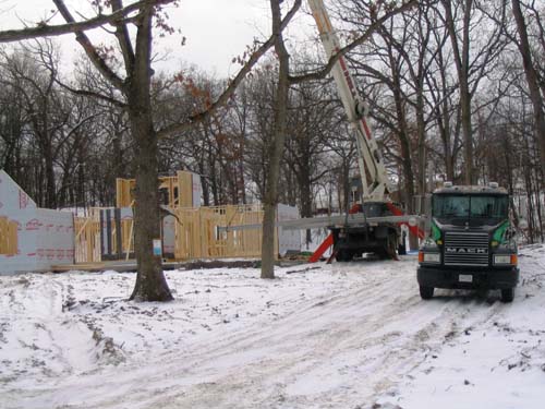 2004_01_10 034 Hiller's Truck moving them into place over the Media Room