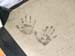 2004_03_27 126 Corte and Allison's Handprints in the Front Porch