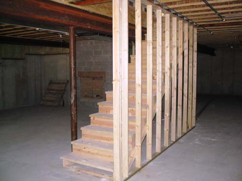 2004_05_01 106 Stairwell Wall in the Basement