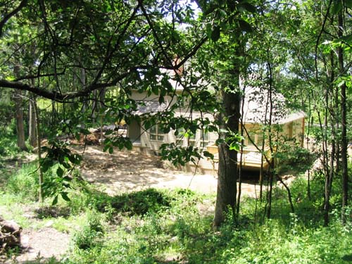2004_06_20 043 The Back of the house through the Trees