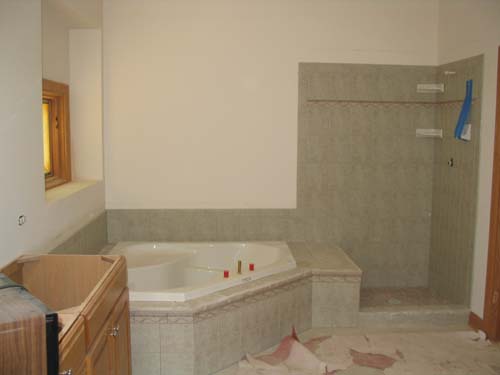 2004_06_20 075 Master Bath Tile Laid