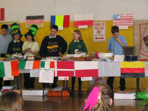 2005_02_05 148 Foods of the World (Allison being Polish)