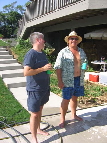 2005_07_15 023 Rich and Steve Discussing Cooler Strategies