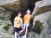 2005_08_28 013 Corte and Allison in the Rocks on Trail 3
